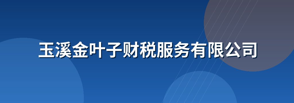 玉溪金叶子财税服务有限公司