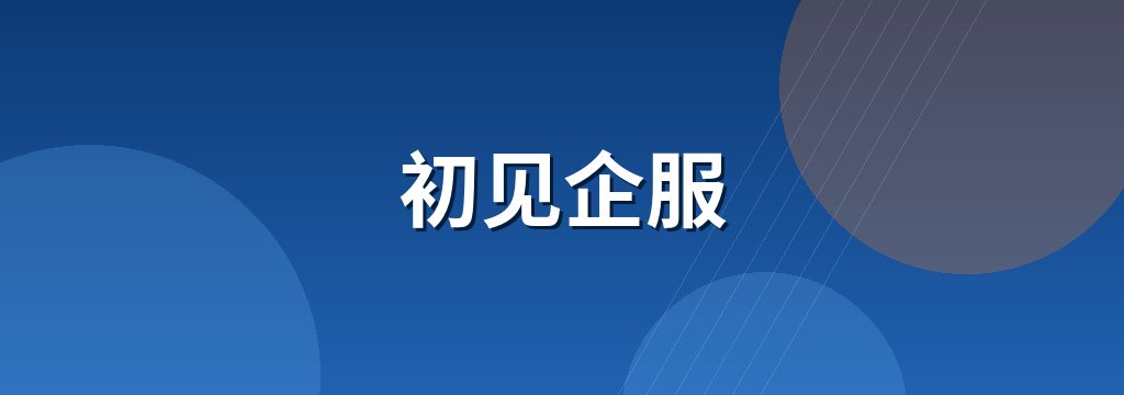 初见企服
