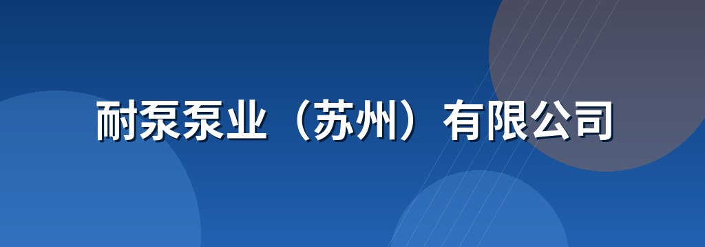 耐泵泵业（苏州）有限公司
